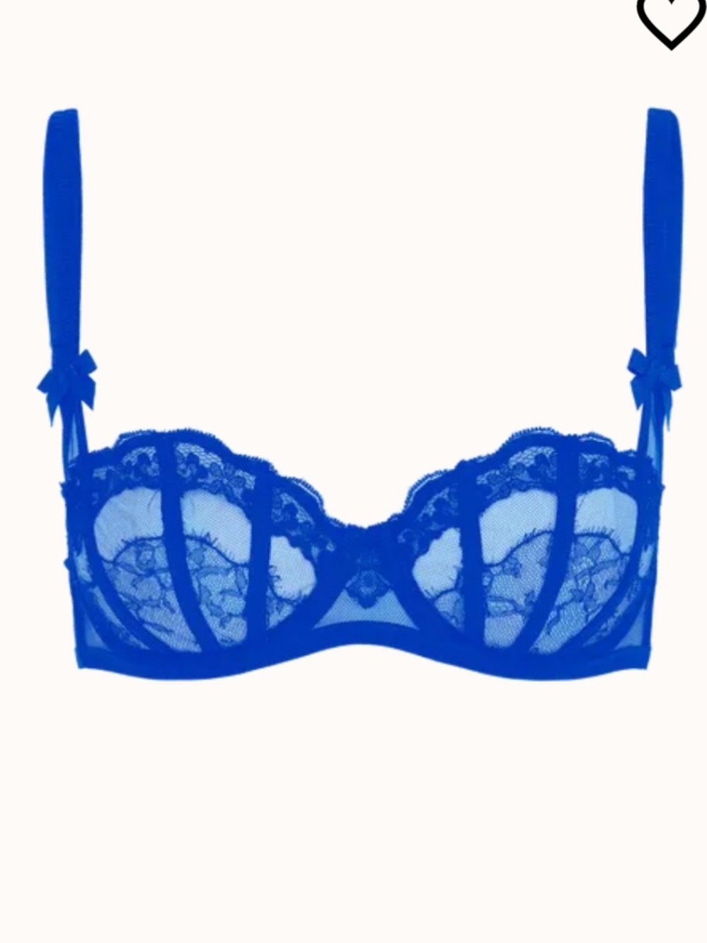 Agent Provocateur in royal blue Lace set